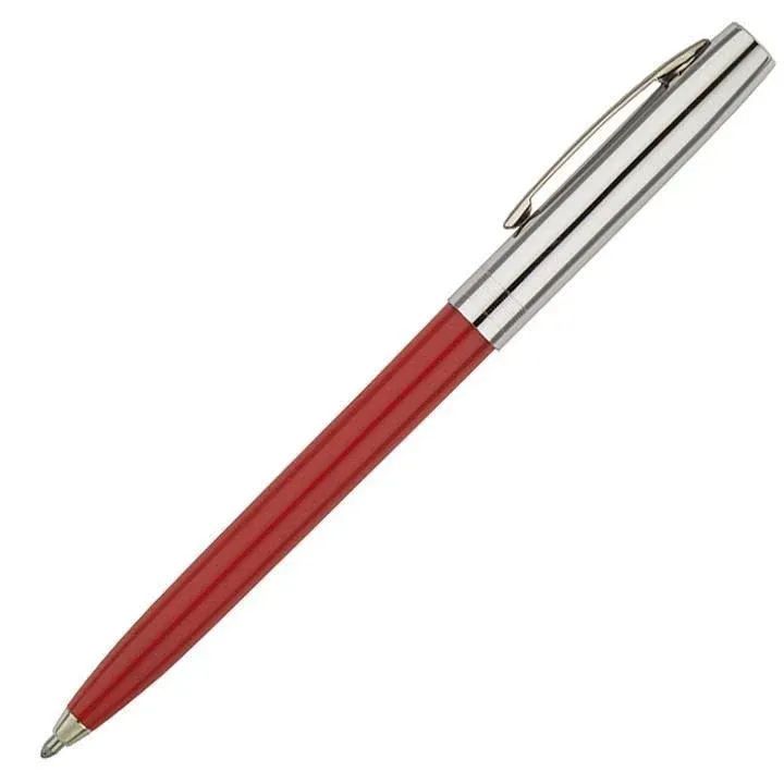 Fisher Space Cap-O-Matic Ballpoint Pen in Burgundy with Chrome Trim