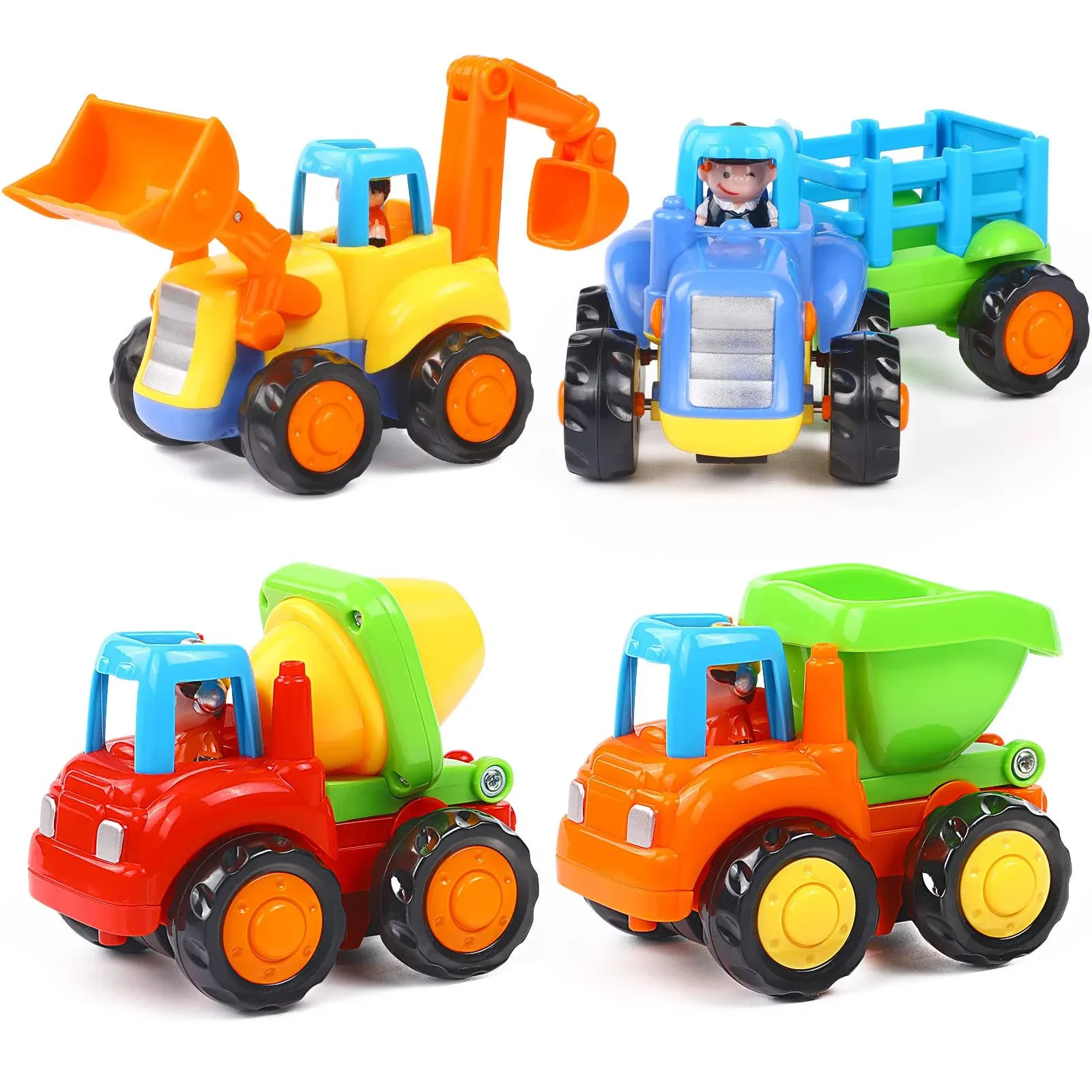 Wolson Push and Go Friction Powered Car Toys