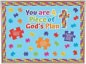 Fun Express Piece of God's Plan Bulletin Board Set