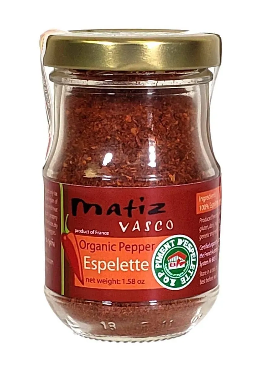 Matiz Piment d'Espelette Pepper from Basque France | 1.58 Ounce | Traditional |