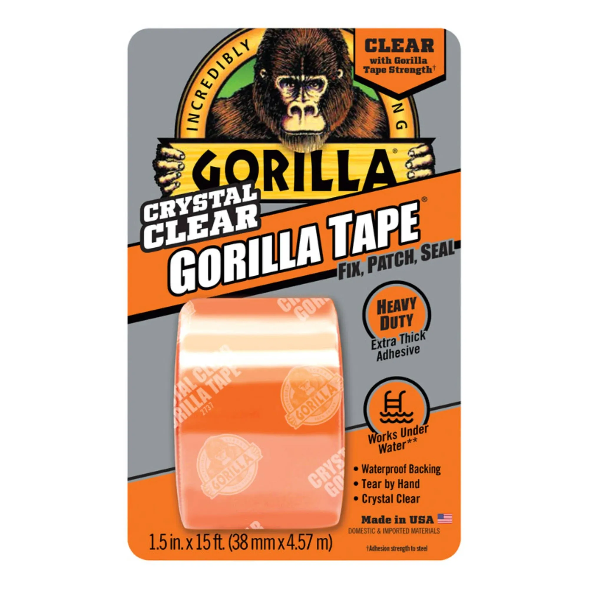 Gorilla Tape Crystal Clear