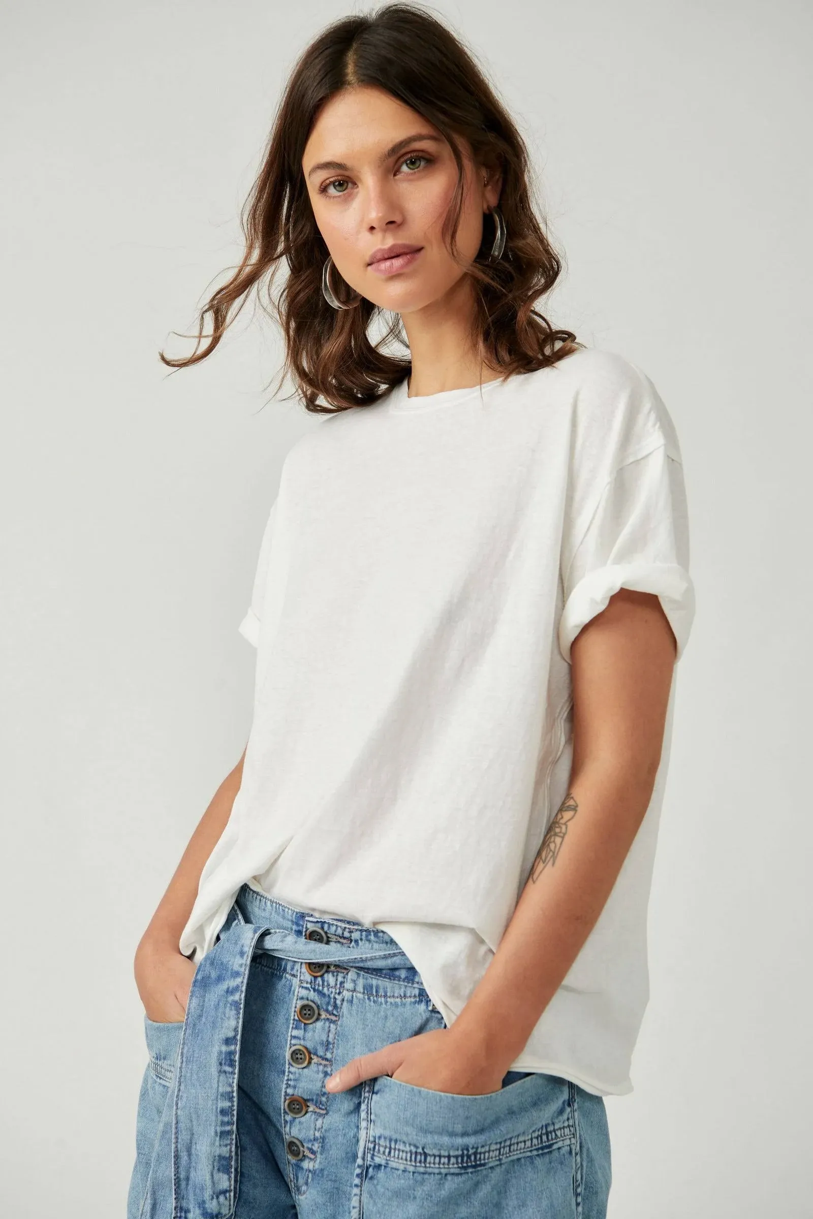 Free People Nina Tee - Blue Mirage S