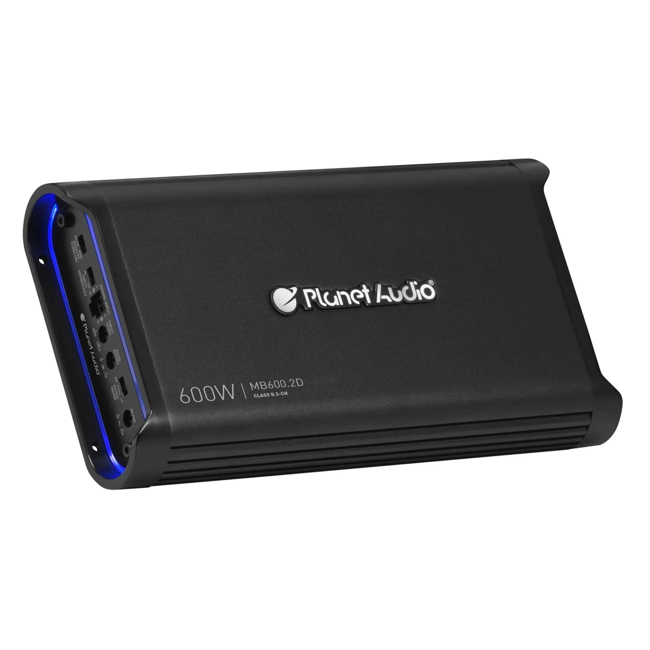 Planet Audio MB600.2D 2 Channel Class D Car Amplifier - 600 Watts, 2 Ohm Stable, Digital, Full Range, Mosfet Power Supply, Great for Speakers and Subwoofers