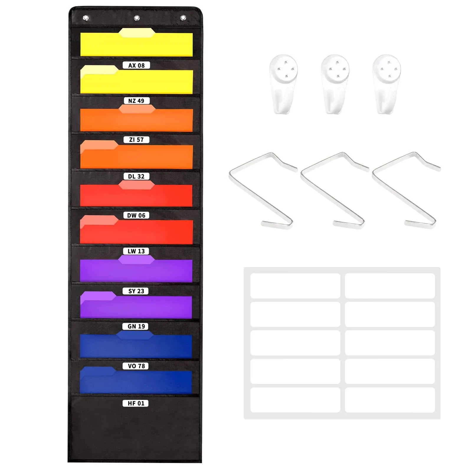 Annecy 10 Pockets Hanging Wall File Organizer