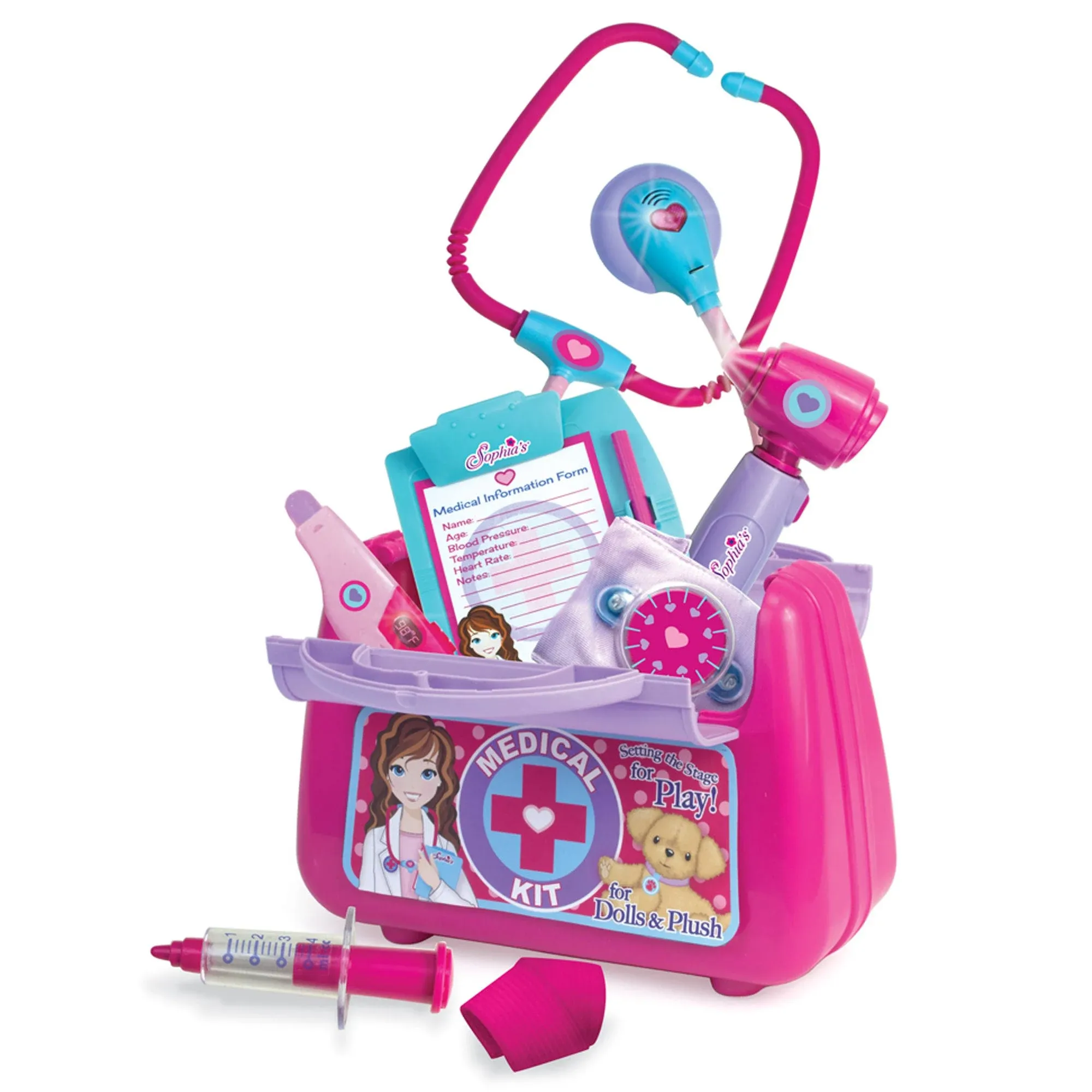 Sophia&#039;s Medical Kit for 18&#034; Dolls, Pink