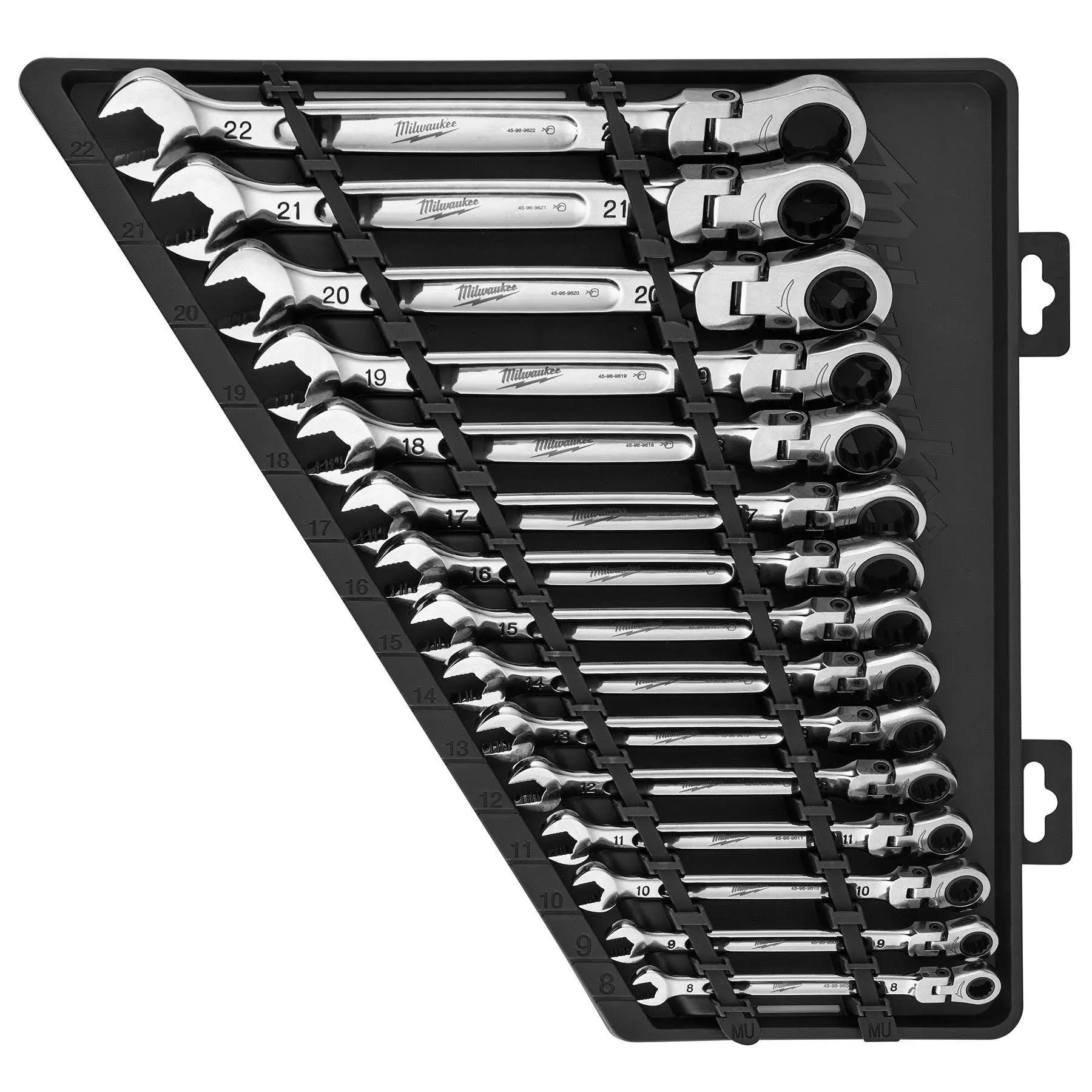 Metric Ratcheting Combination Wrench Set 144-Position Flex-Head Metric (15-Pcs)