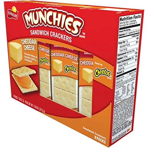 Frito Cheetos Cheddar Sandwich Crackers 11.04 Oz( 3 Pack )