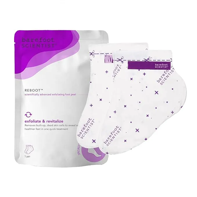 Barefoot Scientist Reboot Ultra-Soft Exfoliating Foot Peel, For Lasting Foot Softness