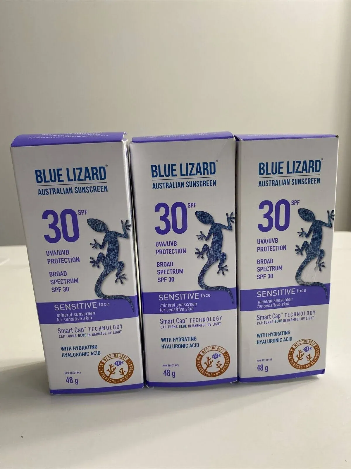 Blue Lizard Mineral Sunscreen Lotion Sensitive Face SPF 30