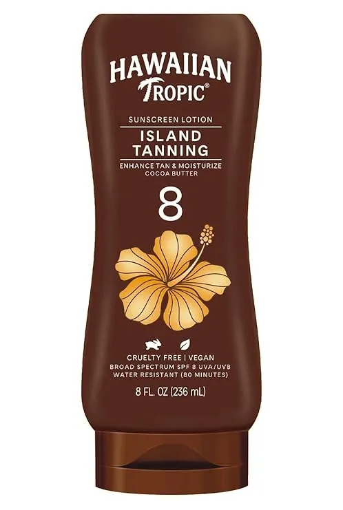 Hawaiian Tropic Sheer Touch Lotion Sunscreen, SPF 8 8 oz (Pack of 2)