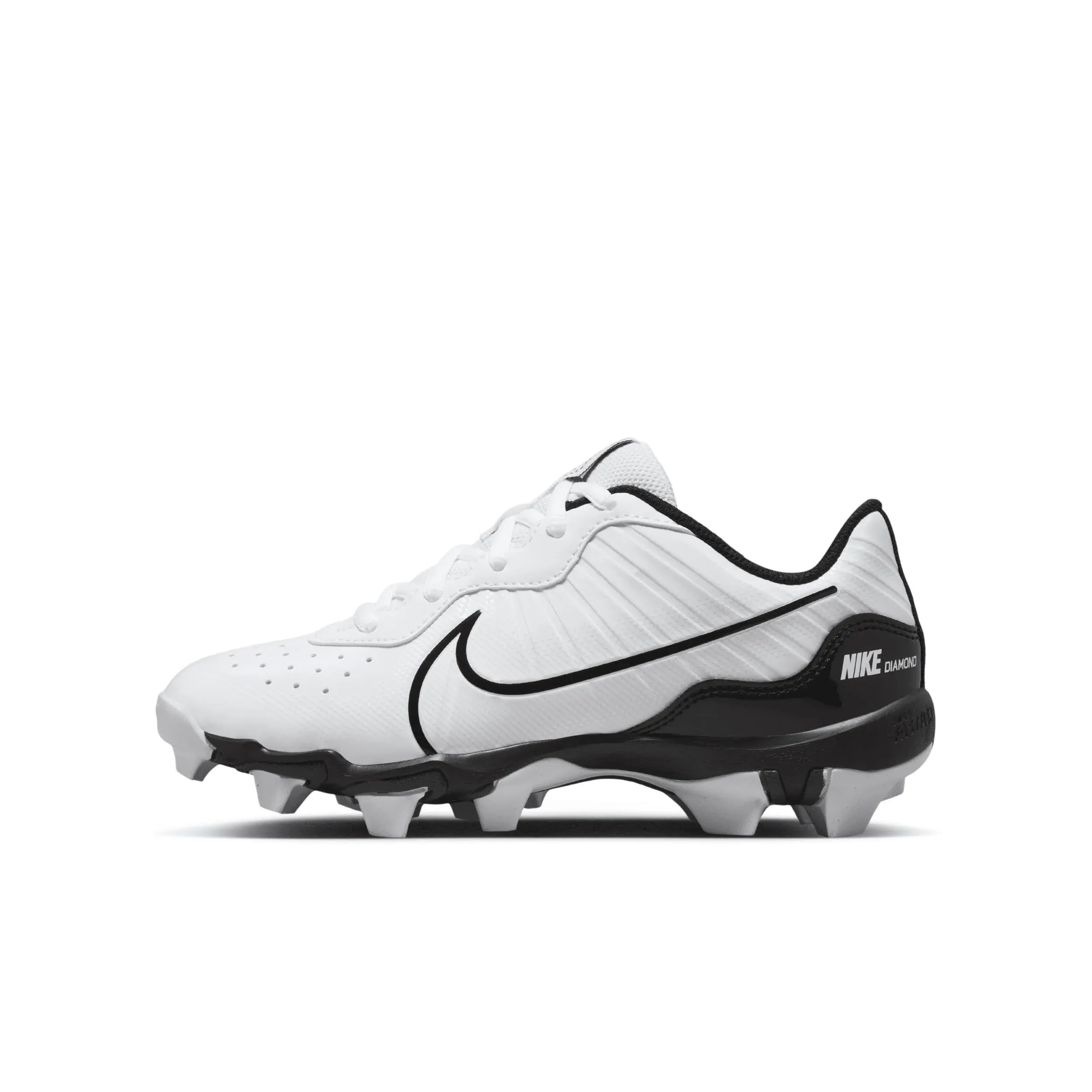 Shop Nike Alpha Huarache 4 Keystone Little/big Kids' Baseball Cleats In White