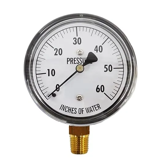 Kc2560&#034;h2o Low Pressure Gauge 60&#034;Kodiak Controls&#034;