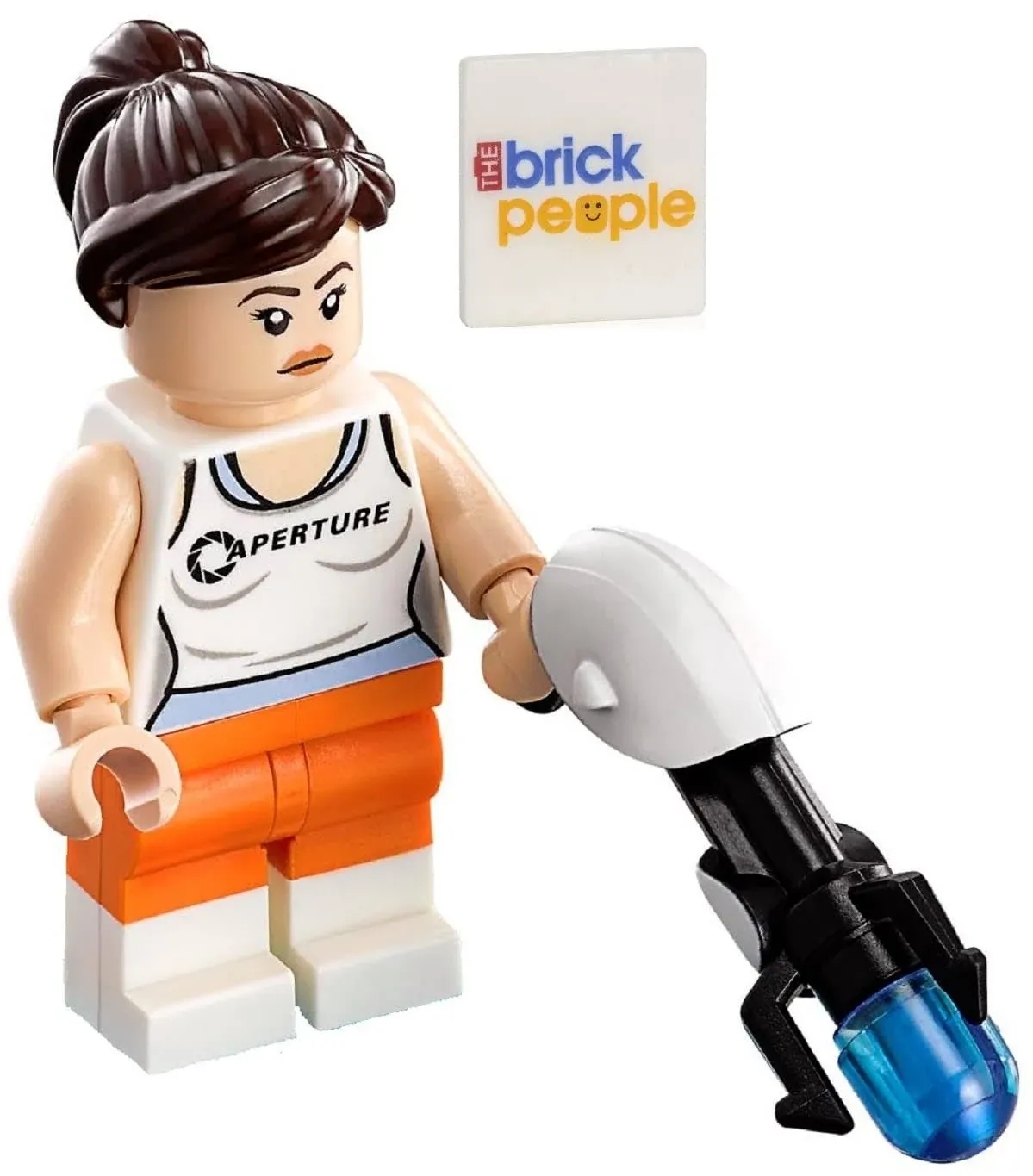 LEGO® Portal™  Minifigure Chell Minifig With Portal Gun Authentic