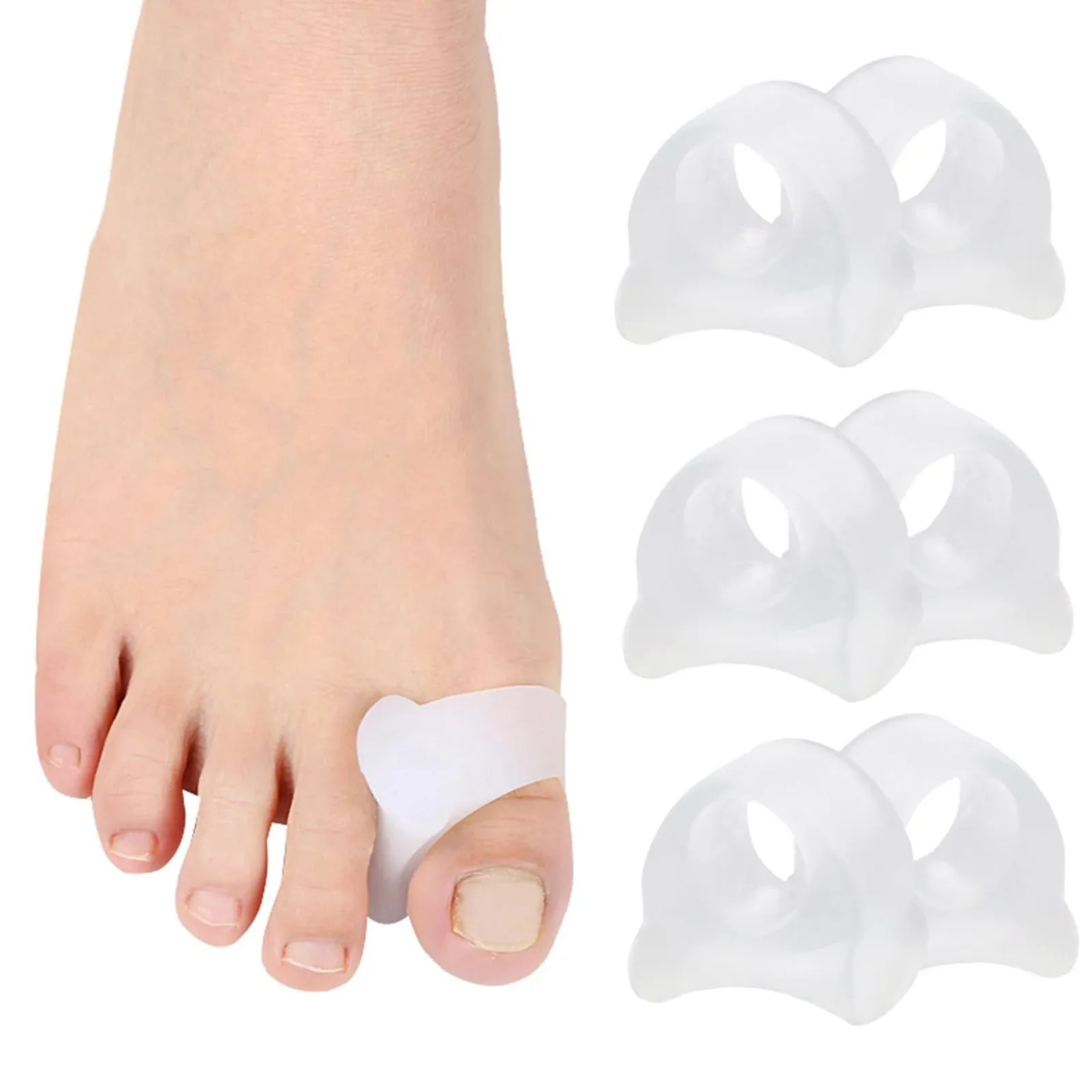 Gel Toe Spacers 12pcs to Restore Toes to Their Original Shape, Big Toe Separators ...