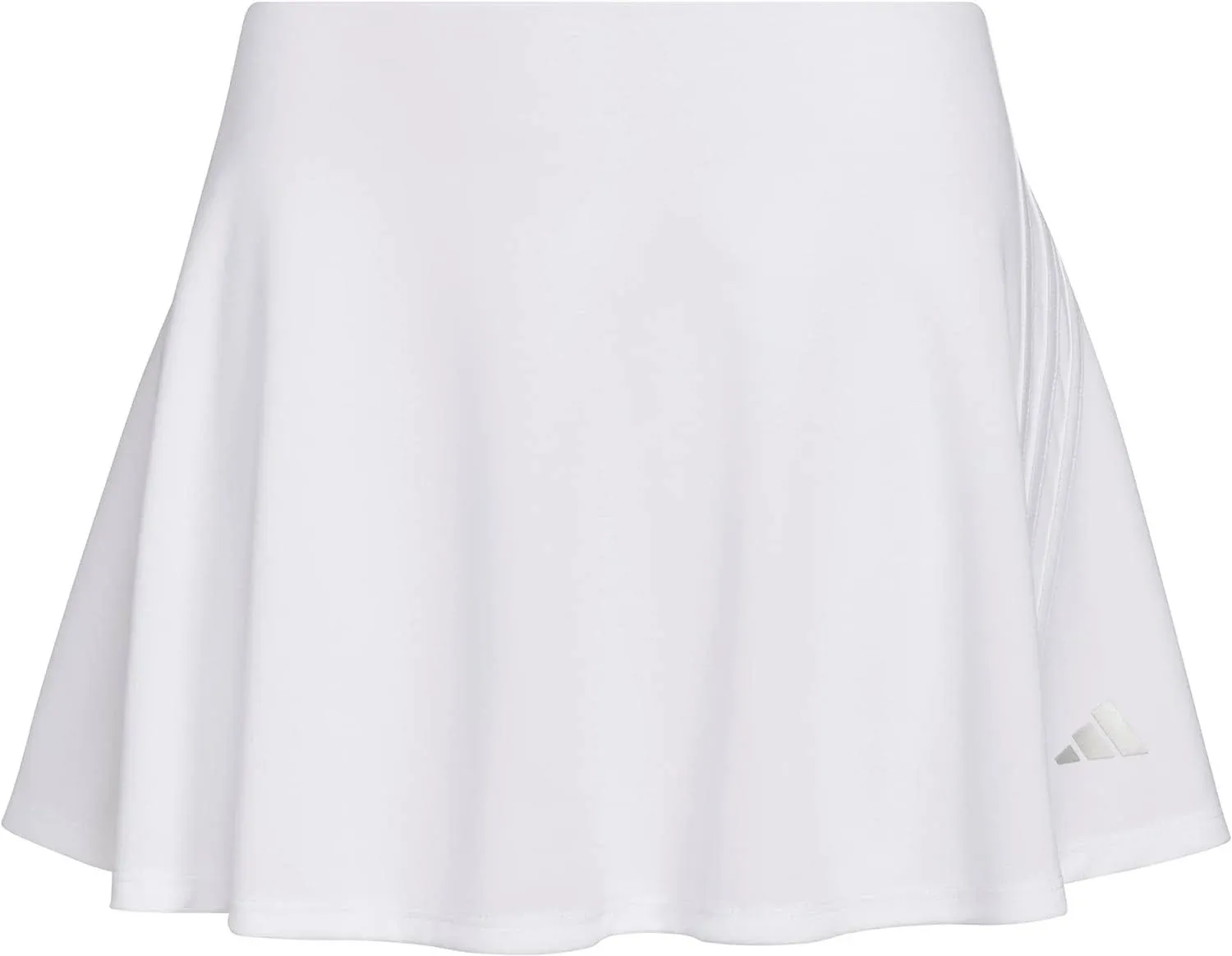 Girls' Adidas 3-Stripe Classic Skort, Small, White