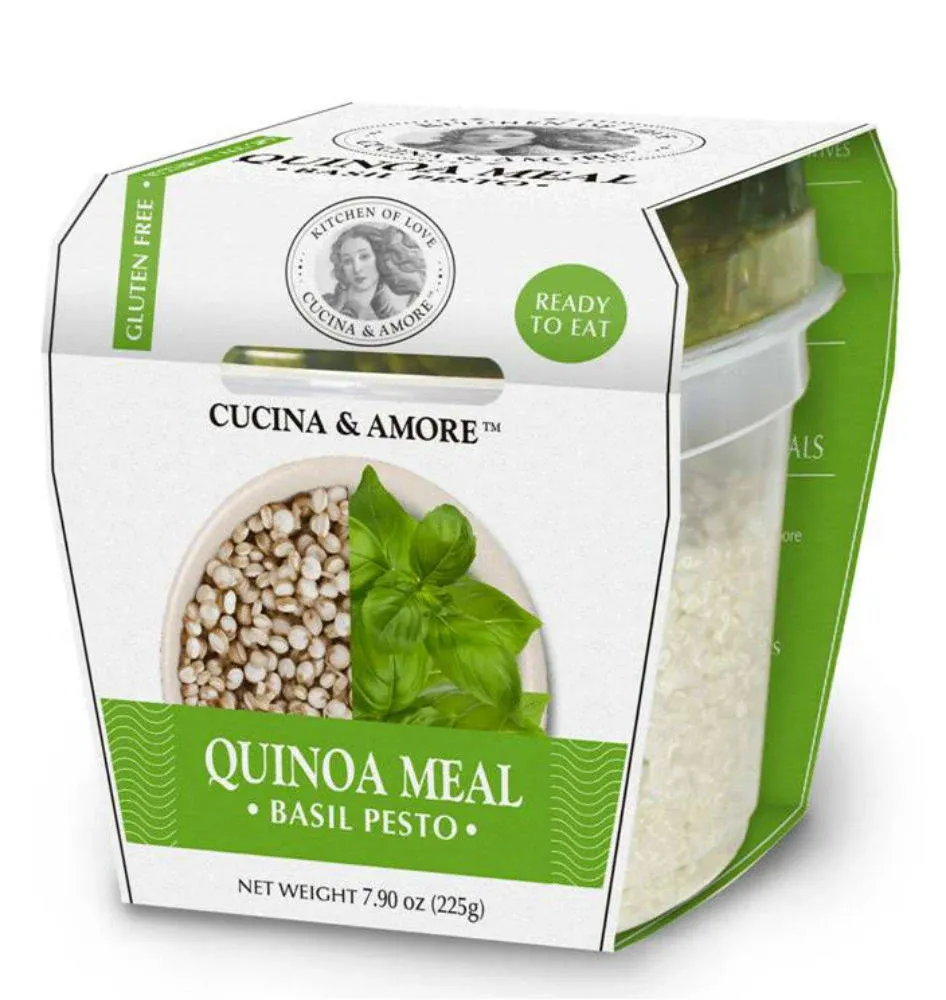 Cucina & Amore Quinoa Quick Meal Gluten Free Basil Pesto 7.9 oz