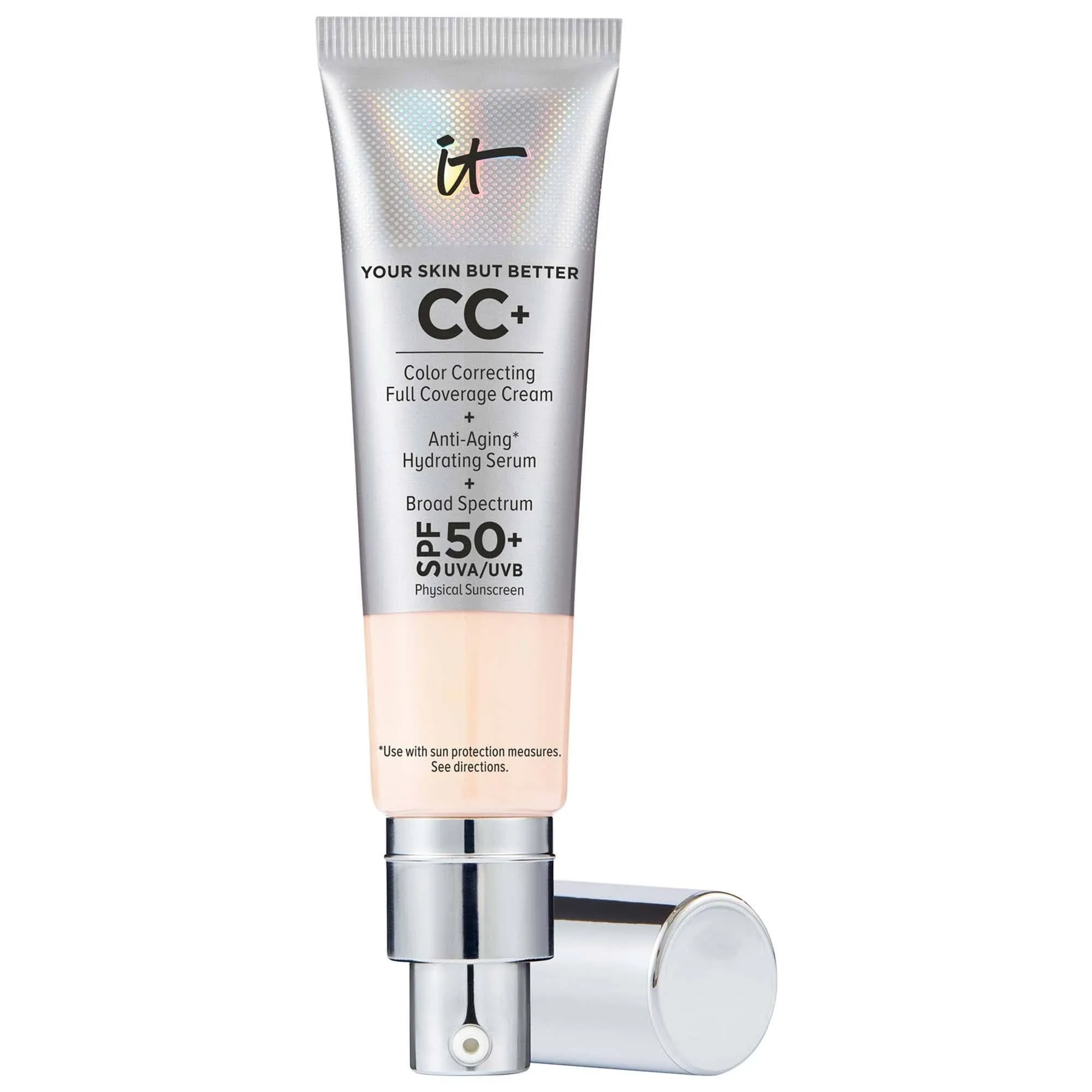 It Cosmetics CC+ Color Correcting Full Coverage Cream SPF 50+ Fair Beige