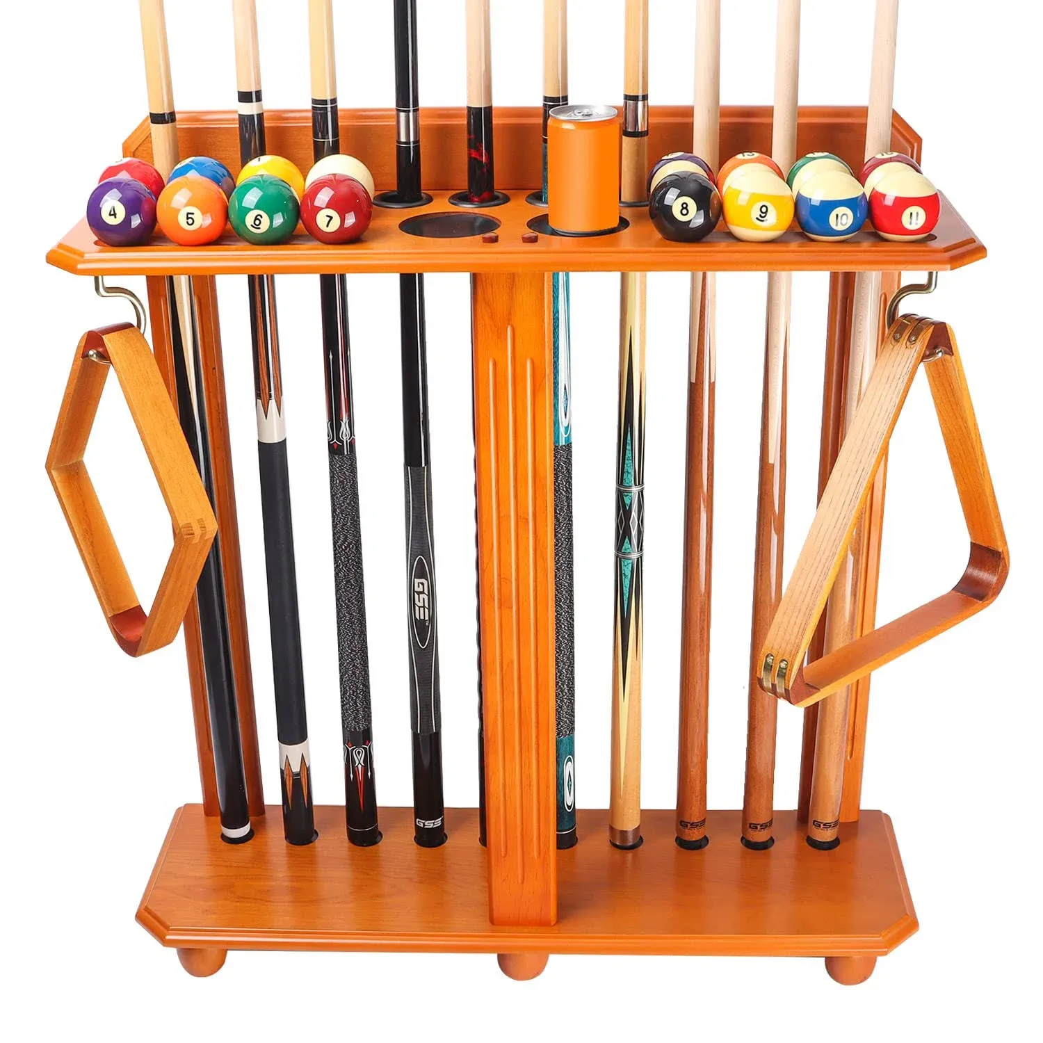 GSE Games & Sports Expert 10 Pool Cue Floor Stand Rack