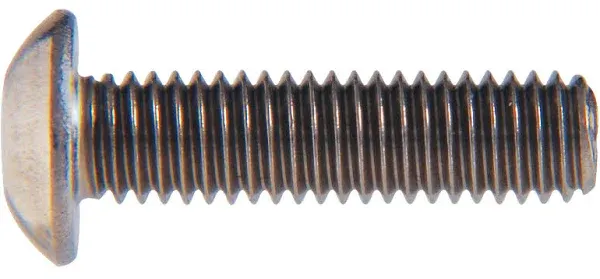 44020 3/8-16 x 1-1/2-Inch Button Socket Cap Screw, Stainless Steel, 4-Pack