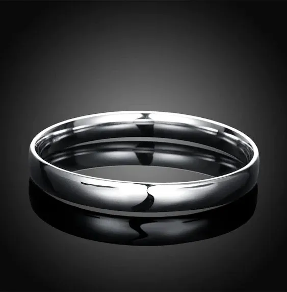 925 Sterling Bangle Bracelet Fashion Jewelry Water Drop Chunky Bangles for Women