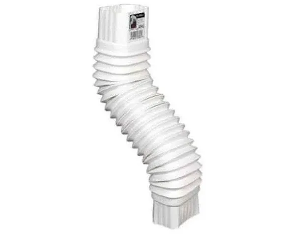 Amerimax 37084 White Flex-Elbow