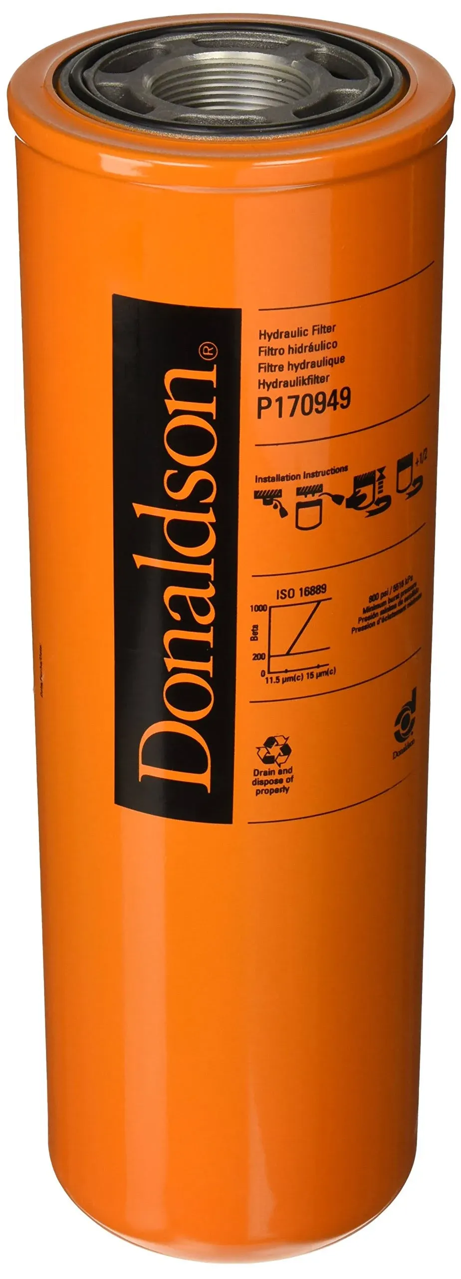 Donaldson Duramax Hydraulic Filter P170949