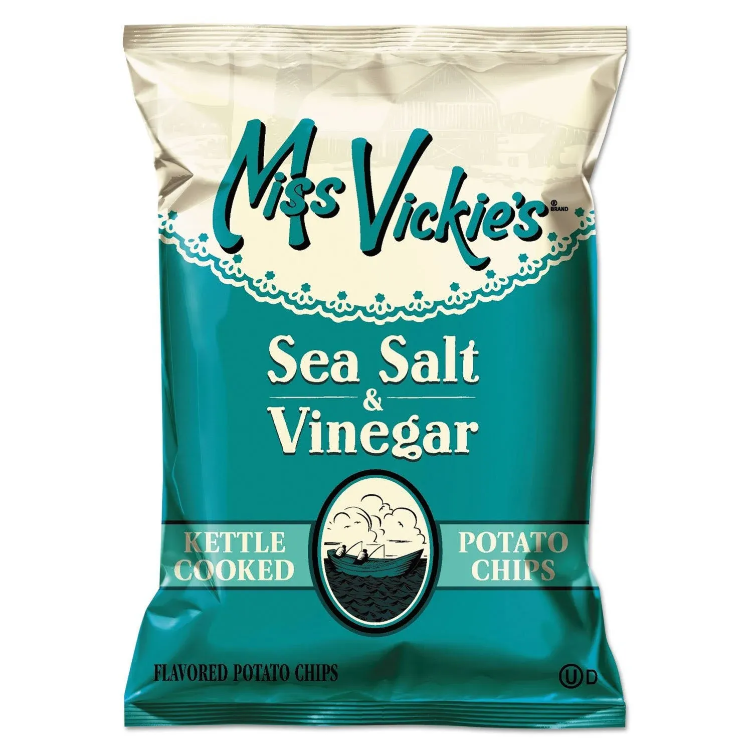 Miss Vickie's Flavored Potato Chips, Salt & Vinegar, 28 Count