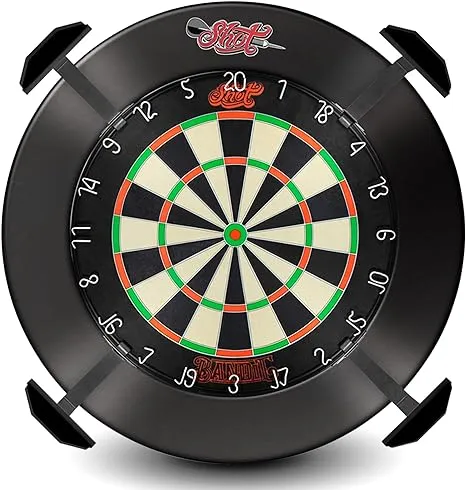 Shot Darts Stadium Dartboard Lighting System - 4 Steel Arms &amp; Dimmer to Adjus...