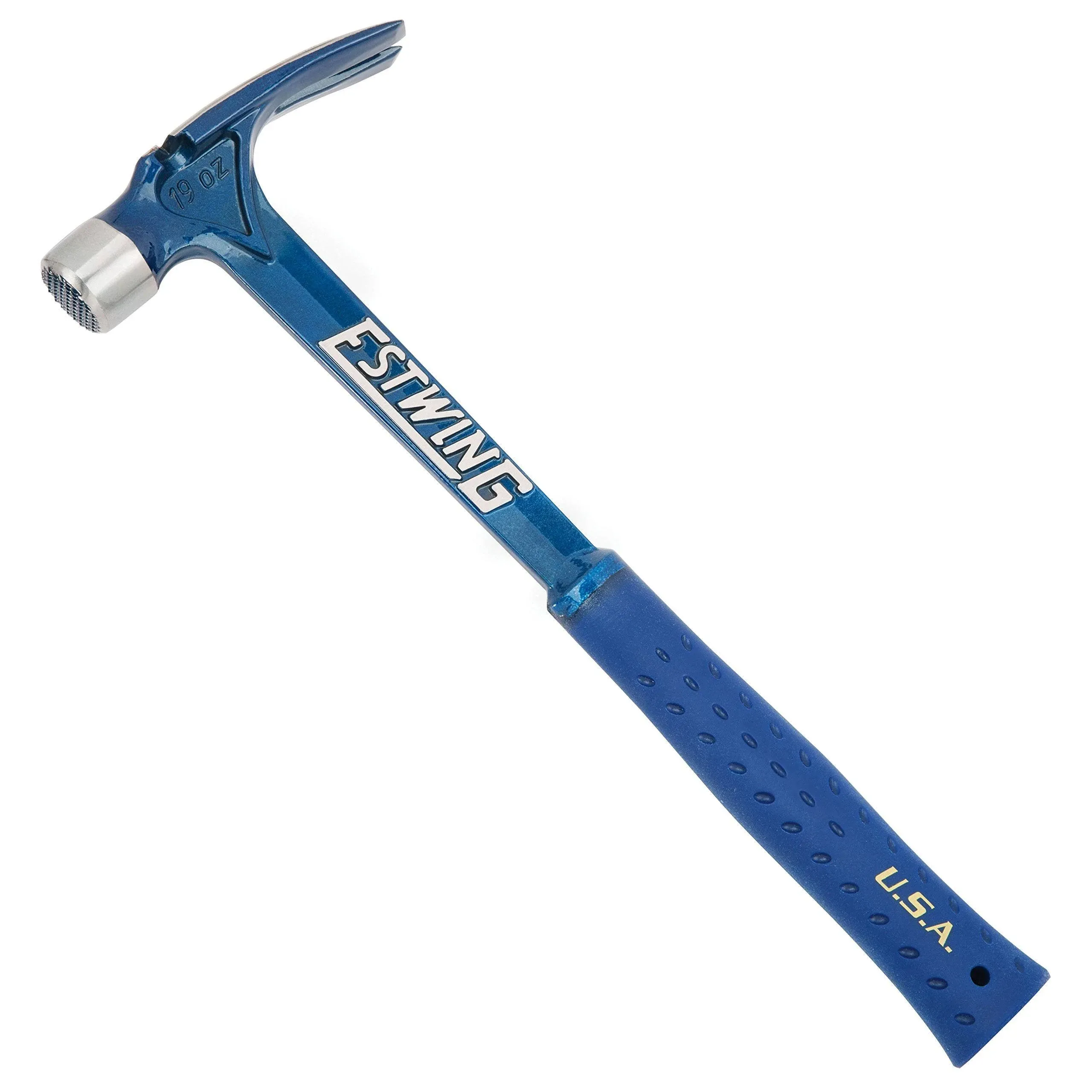 Estwing E6-15SM Ultra Series Blue Framing Hammer - Milled 15oz Steel