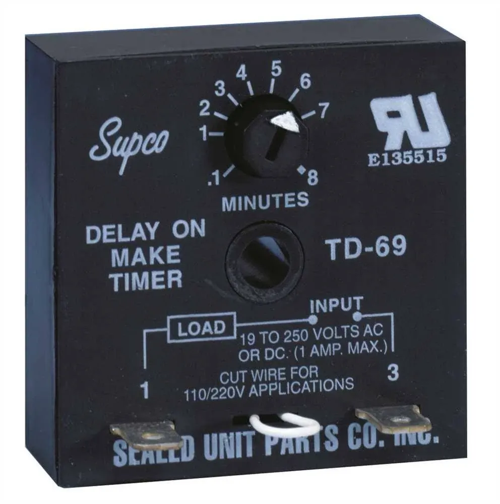 Supco TD69 Time Delay On Make