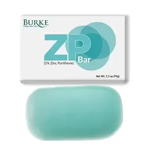 Burke Pharmaceuticals ZP Cleansing Bar with Zinc Pyrithione, 2% - Unisex Skin Cleaning Agent, Bar