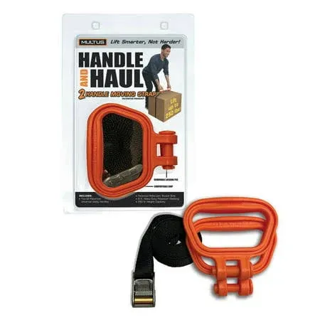 MULTUS Handle and Haul 1 Handle Moving Strap to Lift Carry Drag- 2 Pack