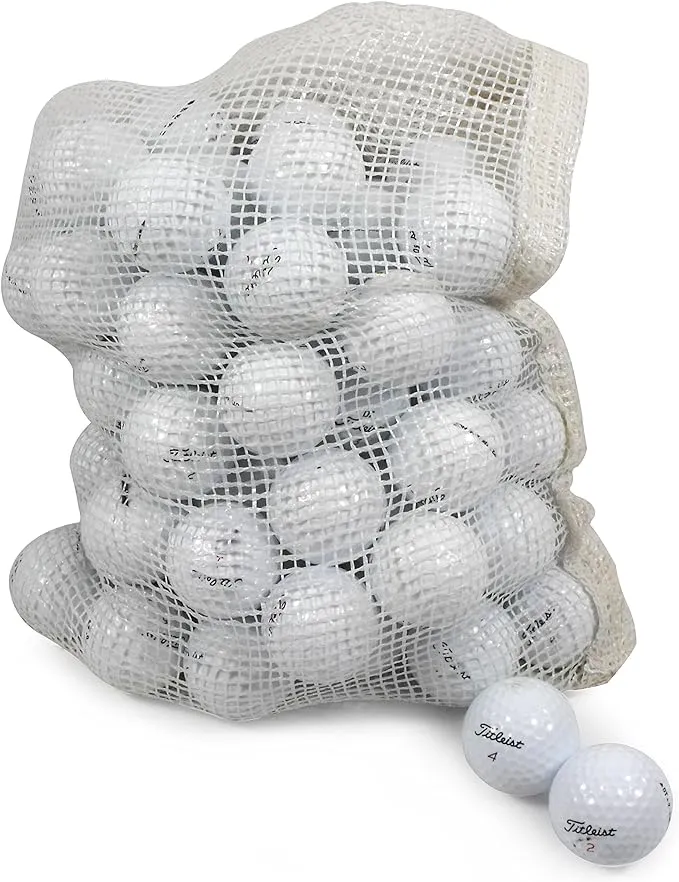 Titleist Assorted Models Recycled B/C Grade Golf Balls in Onion Mesh Bag (72-Piece)