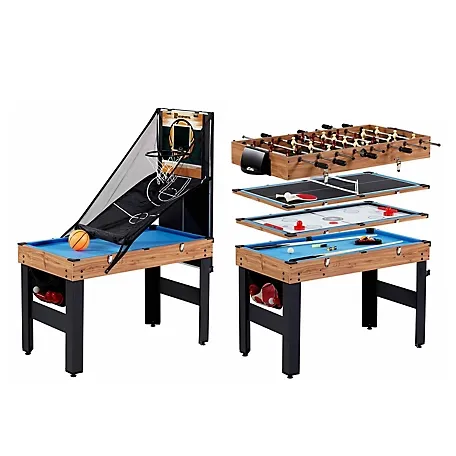 MD Sports 5 in 1 Combo Game Table