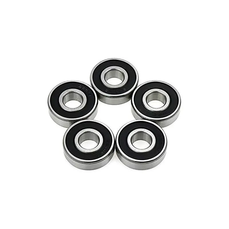 Rannb 6201RS Ball Bearing Double Sealed Deep Groove Bearing Steel 12mm x 