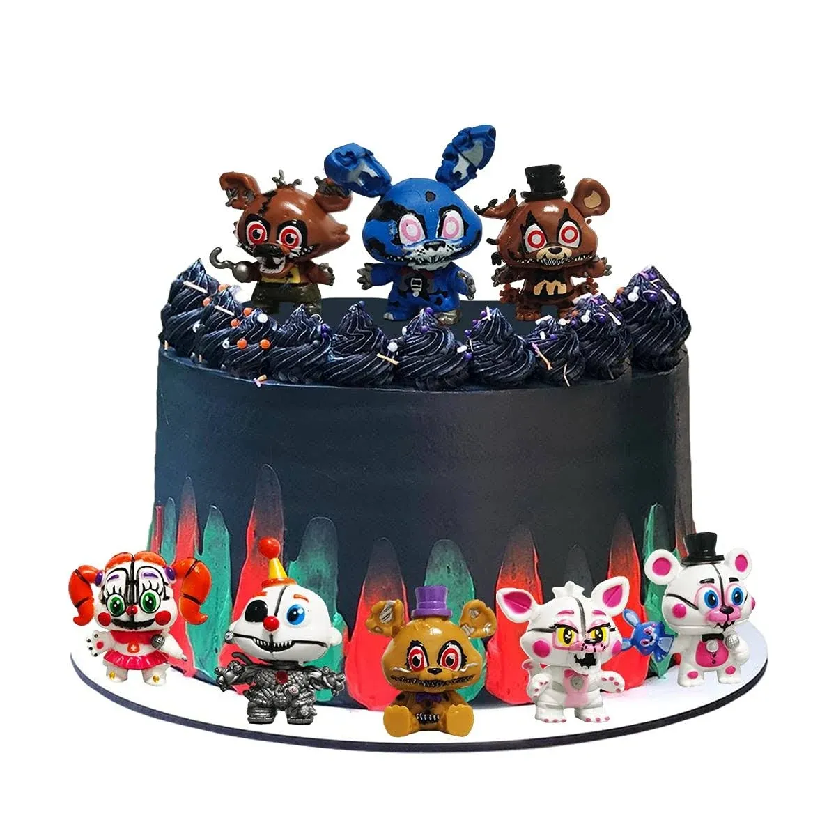 OULUN Birthday Party Cake Toppers For Five Nights at Freddy&#039;s, Kids Birthday