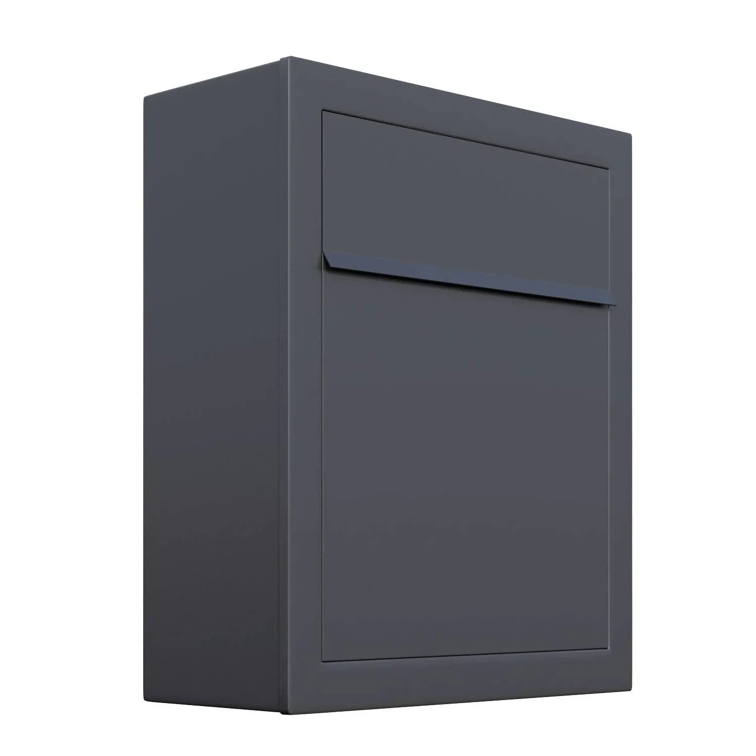 Base by Bravios - Modern Wall-Mounted Anthracite Mailbox