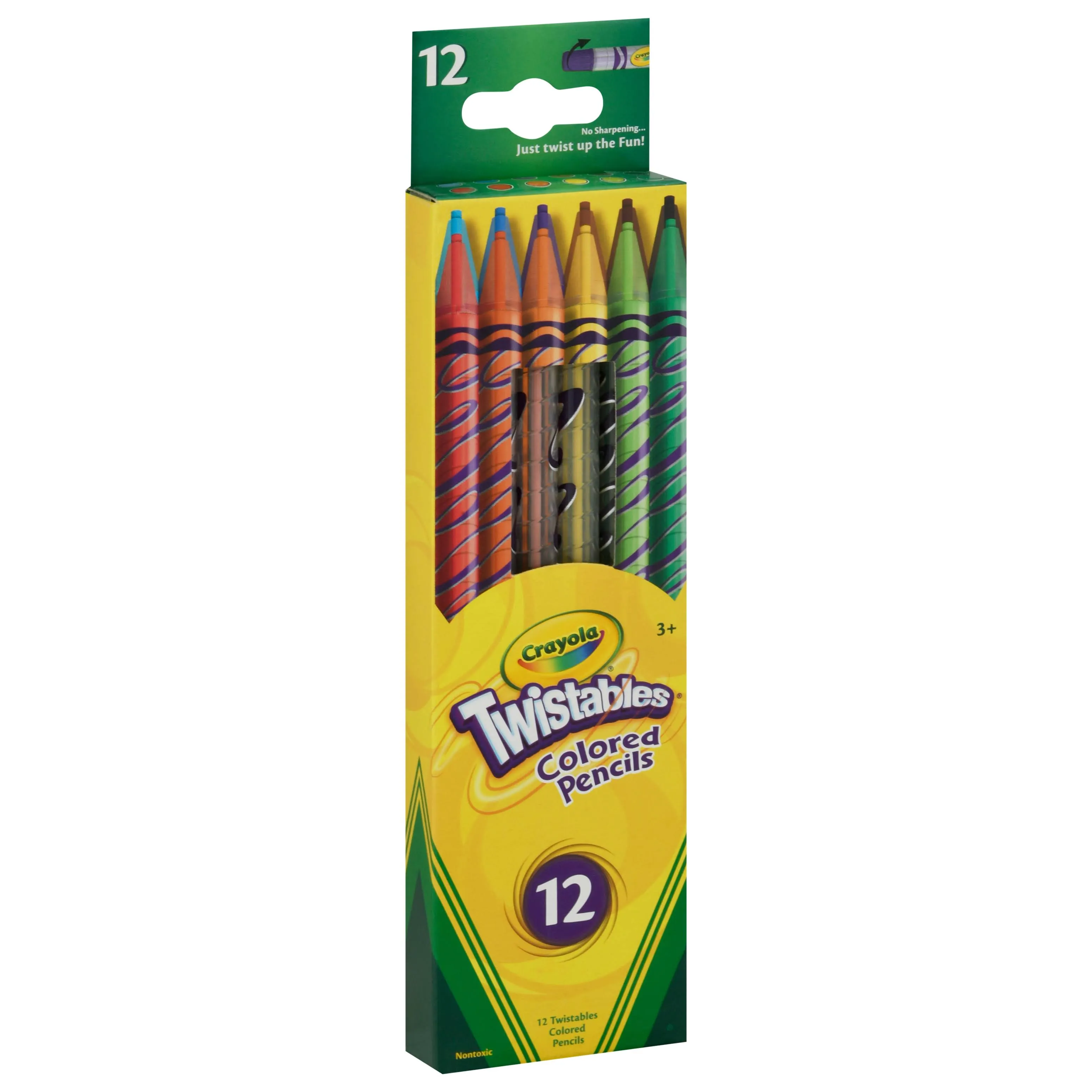 Crayola Twistables Colored Pencils, Gift for Kids, 12ct