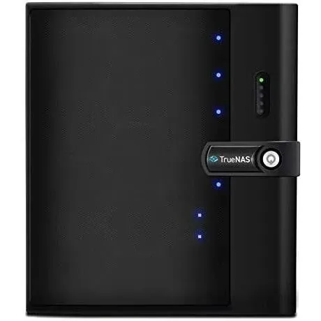 TrueNAS Mini X+ Compact ZFS Storage Server with 5+2 Drive Bays, 32GB RAM, Eight Core CPU, Dual 10 Gigabit Network (Diskless)