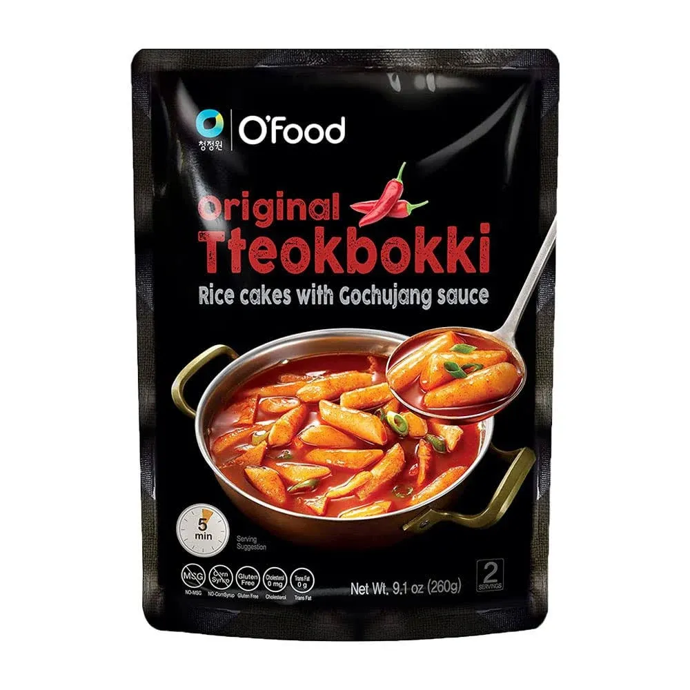 O'Food Original Tteokbokki Rice Cakes - 9.1 oz