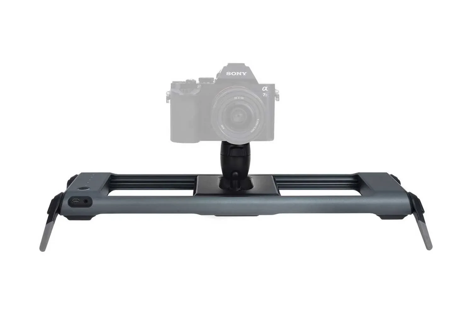 Rhino ROV PRO Everyday 8" Motorized Slider for Smartphones and Small Cameras, Gunmetal Finish