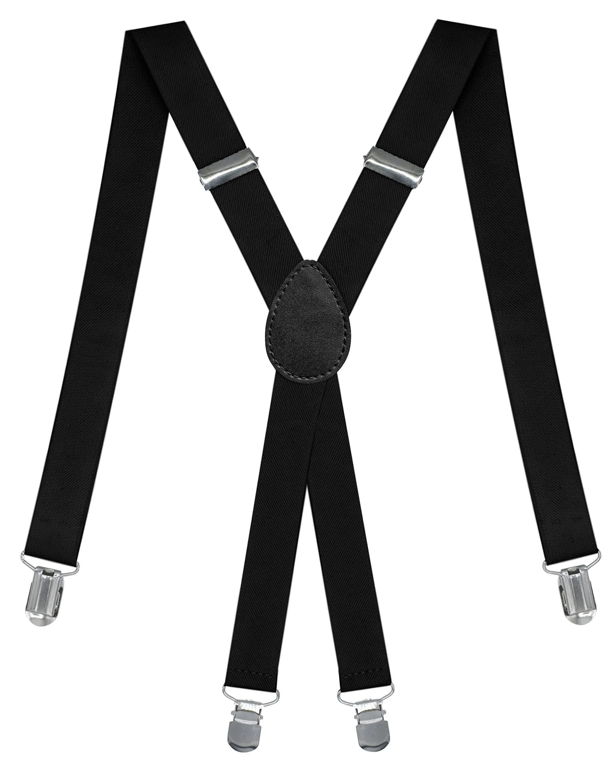 Dibi Suspenders for Men - Adjustable X Back Men's Women's Suspenders with Strong Clips