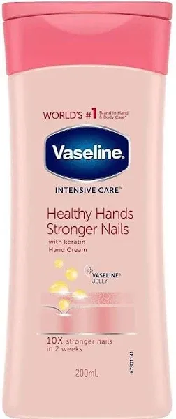 Vaseline Intensive Care Healthy Hands + Stronger Nails Hand Cream 200ml