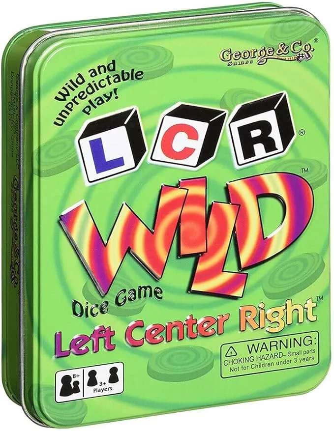 George and Company GEO0723 LCR (R) Wild Dice Game