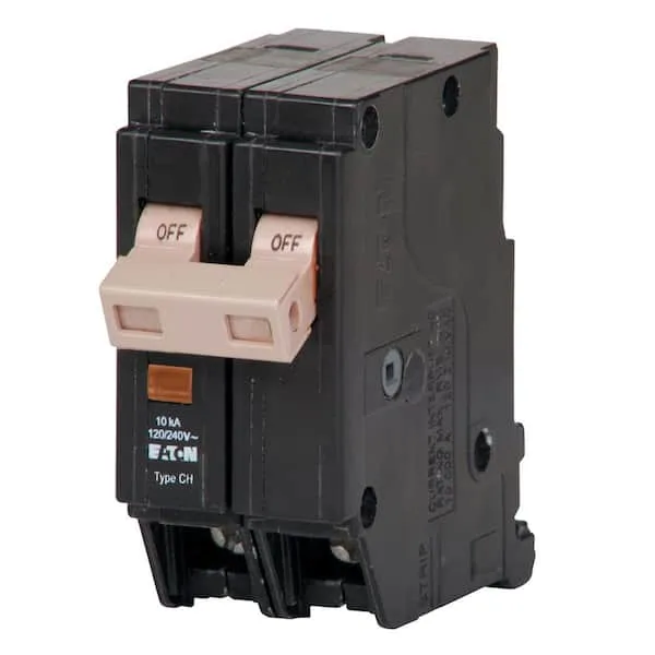 EATON CHF240 Series 40A DP Circ Breaker, No Size, BlackEATON CHF240 Series 40A DP Circ Breaker, No Size, Black