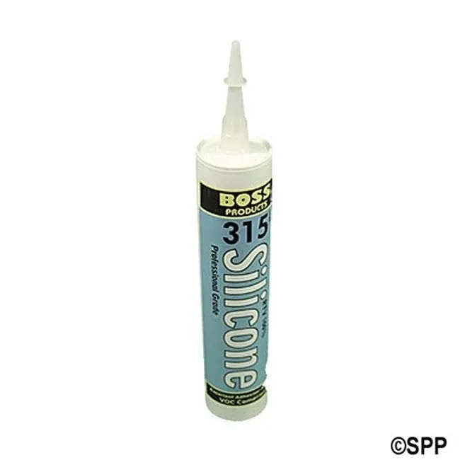 Plumbing Supply, Silicone Adhesive Sealant, 10.1oz : 01011CL48