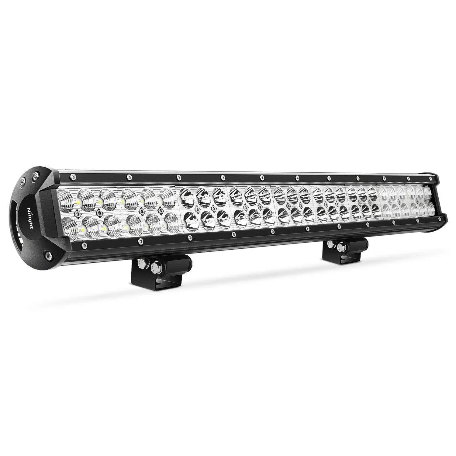 25 Inch 162W Double Row Spot Flood LED Light Bar