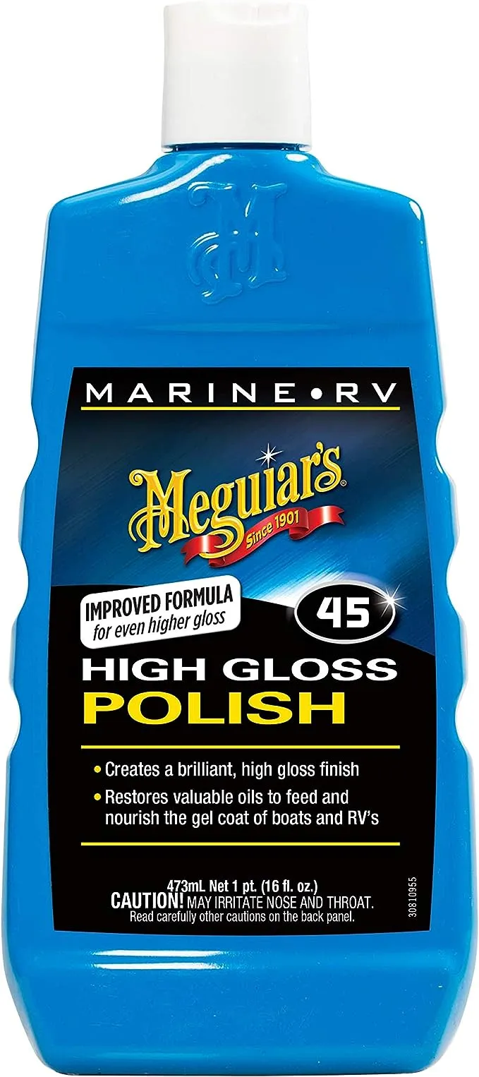 Meguiar&#039;s M4516 Boat/RV Polish and Gloss Enhancer-16 oz.