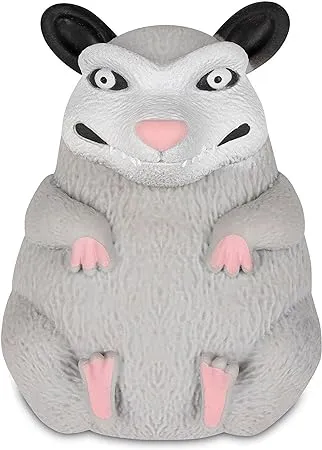 Archie McPhee Novelty Gifts Funny Splat Possum - 5-1/2" Soft Total Physical ...