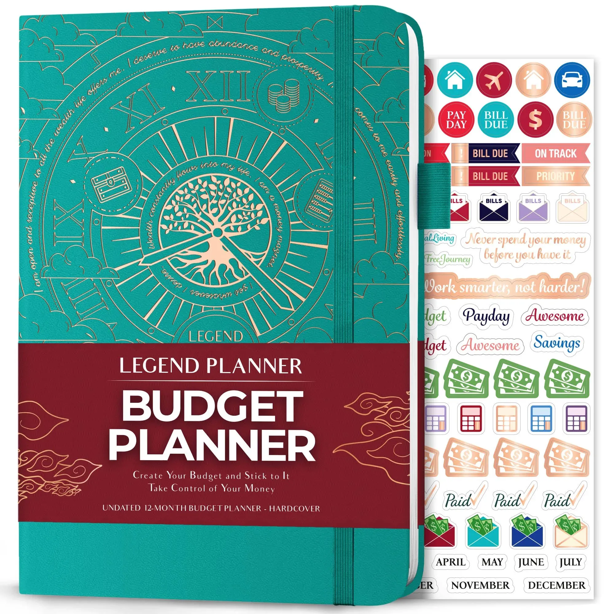 Legend Budget Planner – Deluxe Financial Planner Organizer & Budget Book. Money ...